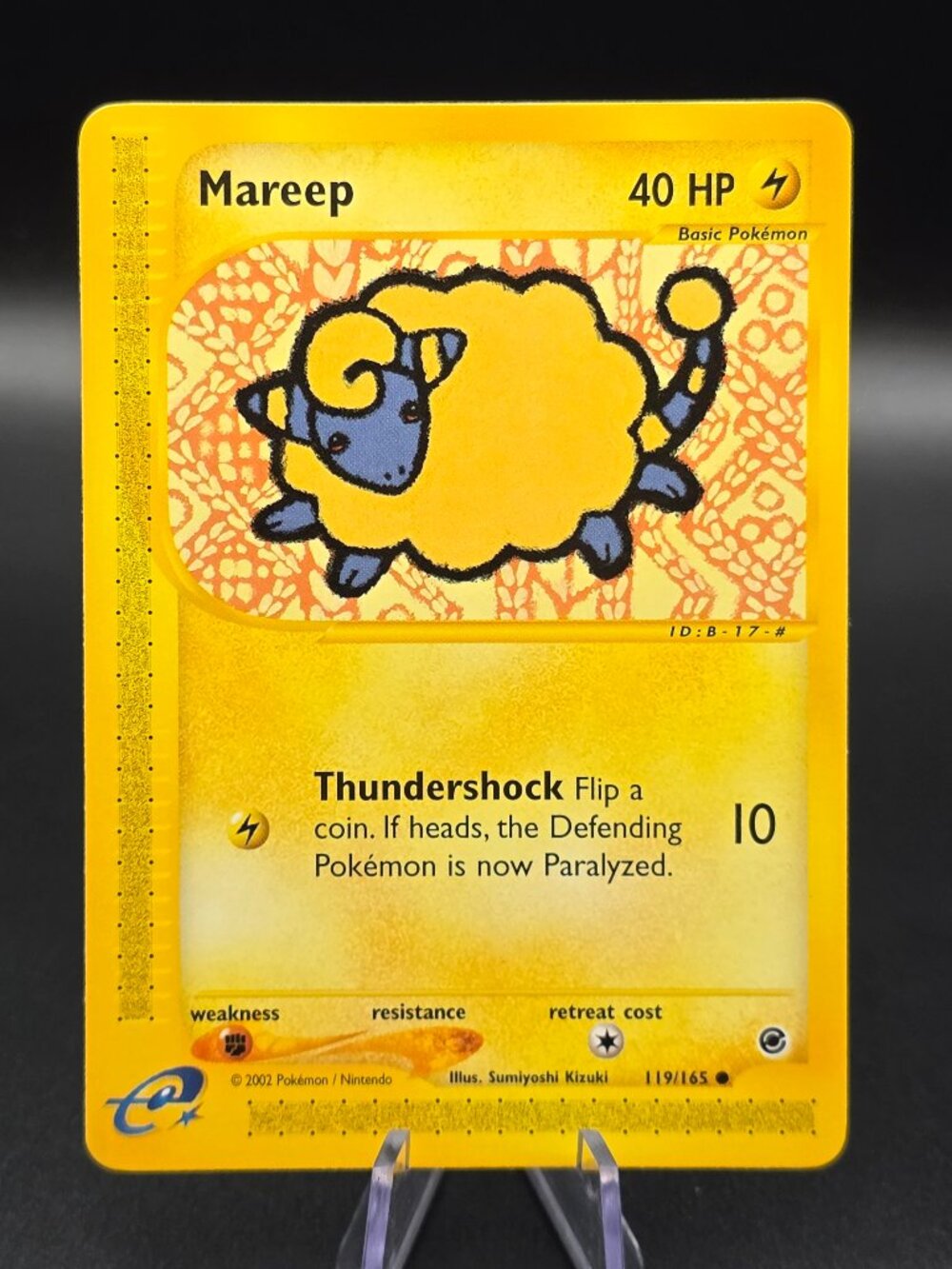 Pokemon Card - Mareep 119/165 Expedition - Non Holo - LP